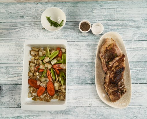 Kuzu Tandır ve Sebzeli Bulgur Pilavı